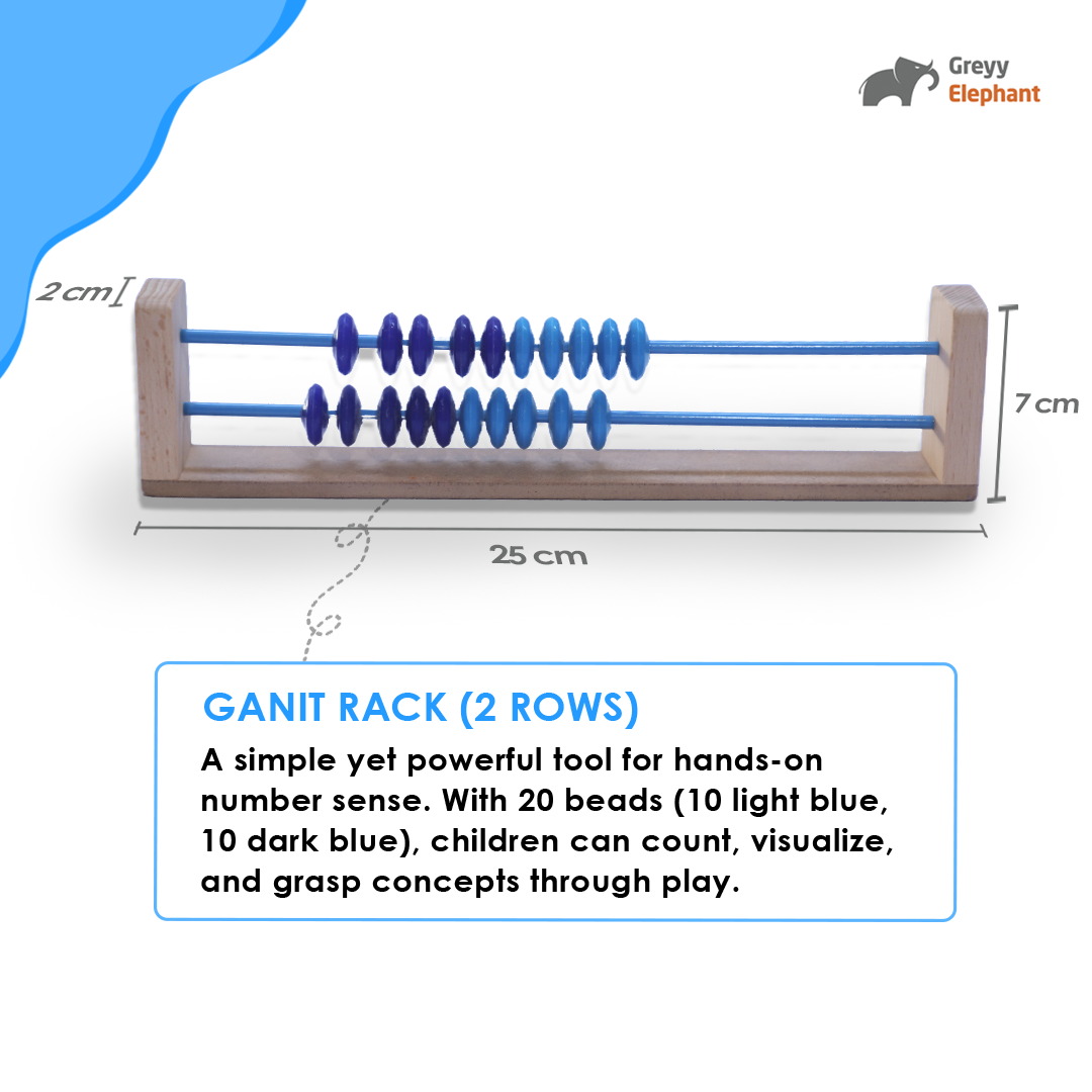 Ganit Rack and Number Flashcards (11-20) Combo