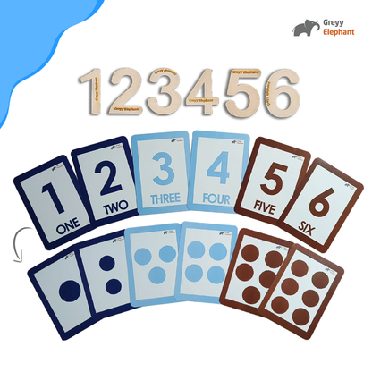 Number Flashcards with MDF (1-10)